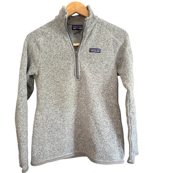 PATAGONIA | Women's Heather Gray Quarter Zip Better Sweater | Size Small - Picture 1 of 4